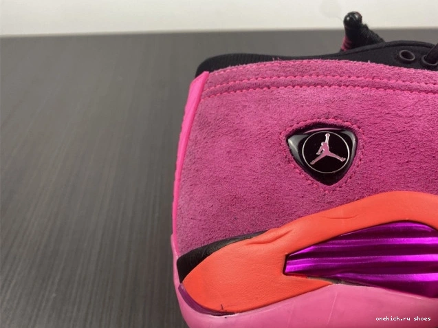 Cheap Jordan DH4121-600 (W) 14 Pink Shocking Retro Low 0813
